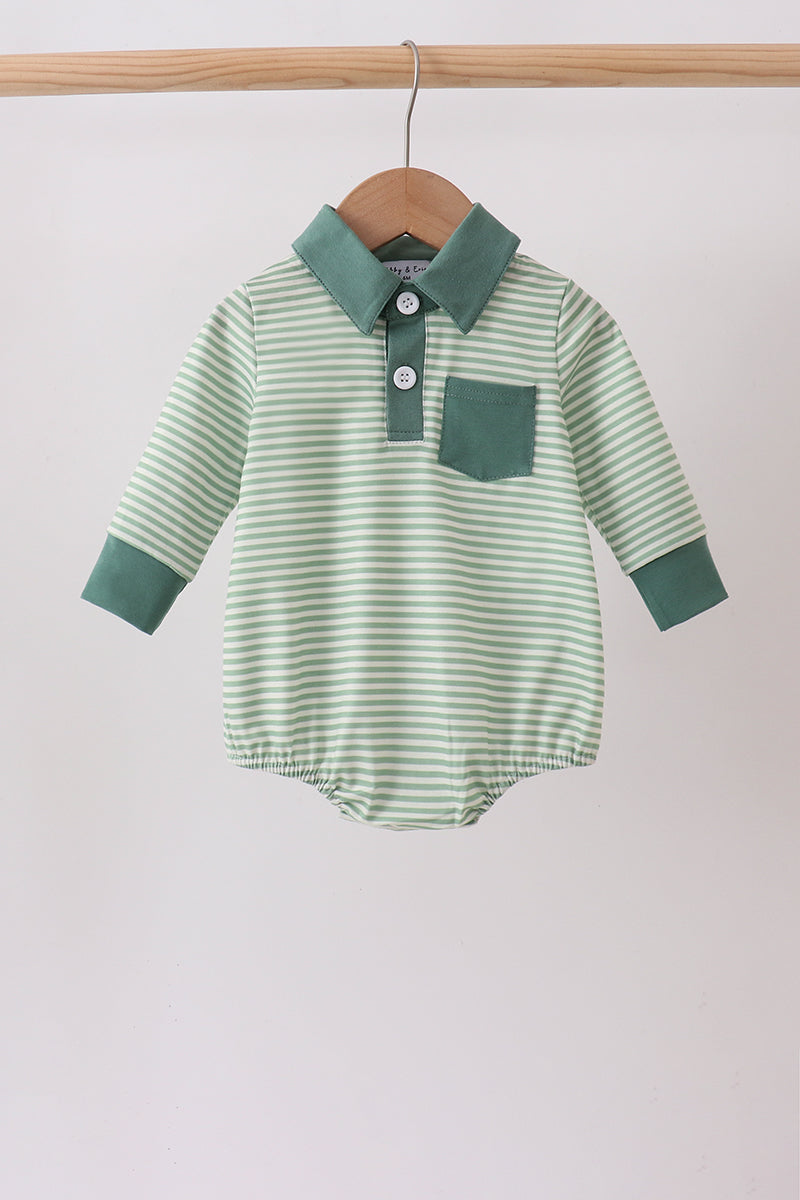 Teal Stripe pocket bubble