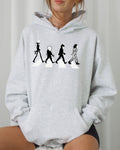 Burton Road Skeleton Ghost Spooky Witch Aesthetic Halloween Meme Costume Edition Hoodie