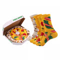 Pizza Socks Gift Box – 4 Pairs of Funny Food-Themed Socks