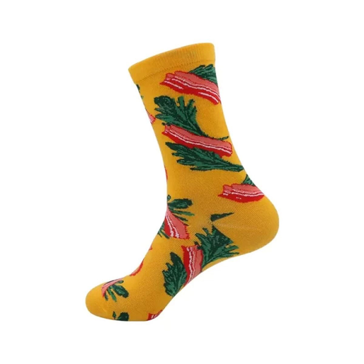 Pizza Socks Gift Box – 4 Pairs of Funny Food-Themed Socks
