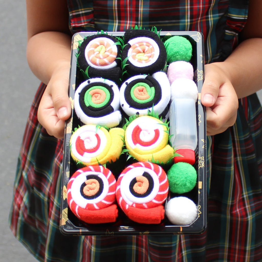 Sushi Socks, 4 Pair Novelty Box Set, Premium Soft Blend Apparel, Funny Everyday Accessory Gift For Men